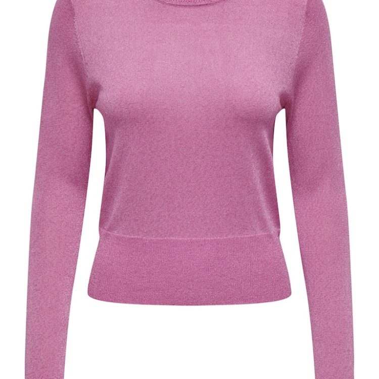 ONLY MELLA SHORT GLITTER O-NECK KNIT 15324597