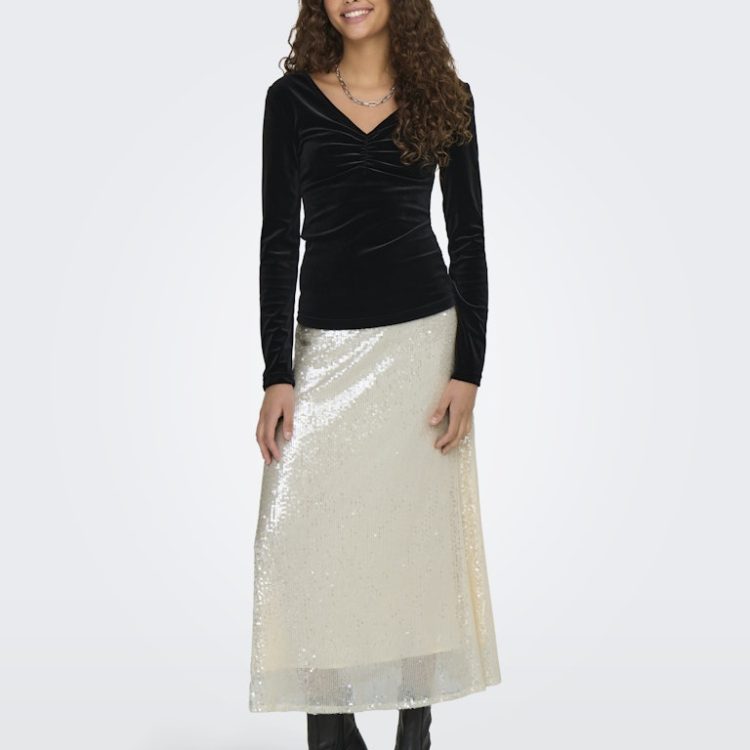 ONLY CARIN SEQUINS A-SHAPE SKIRT 15332682