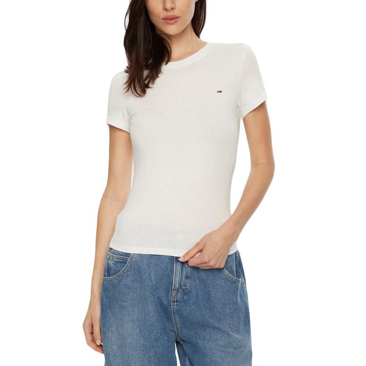 TOMMY JEANS WOMEN C-NECK TEE DW0DW20459