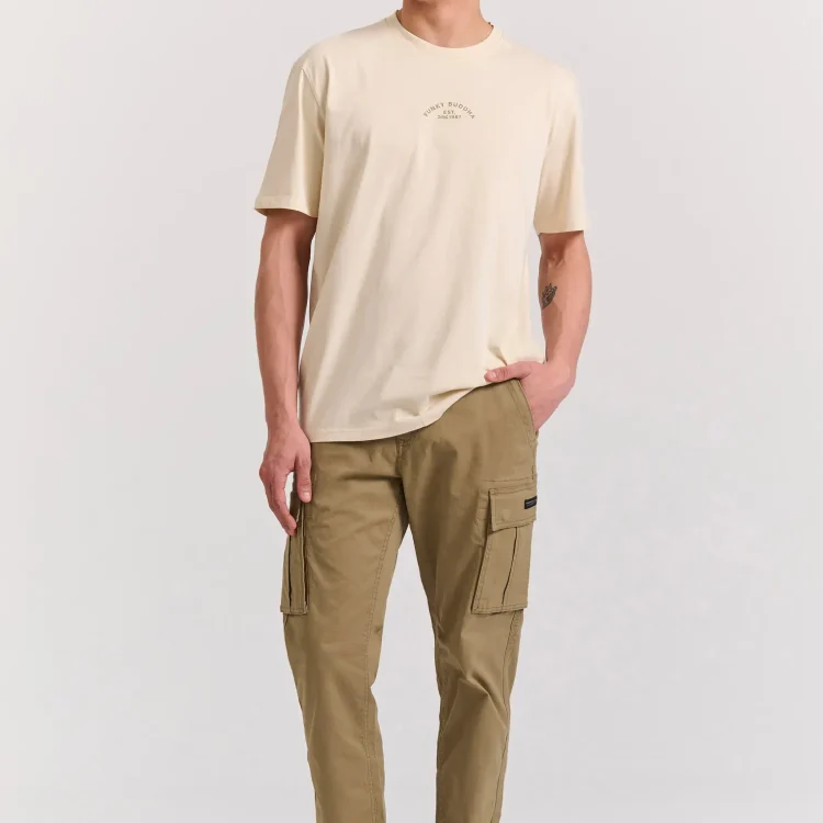 FUNKY BUDDHA Ανδρικό  Παντελόνι Cargo FBM011-002-02