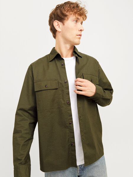 JACK&JONES CIPHER OVERSIZED OXFORD SHIRT 12268952