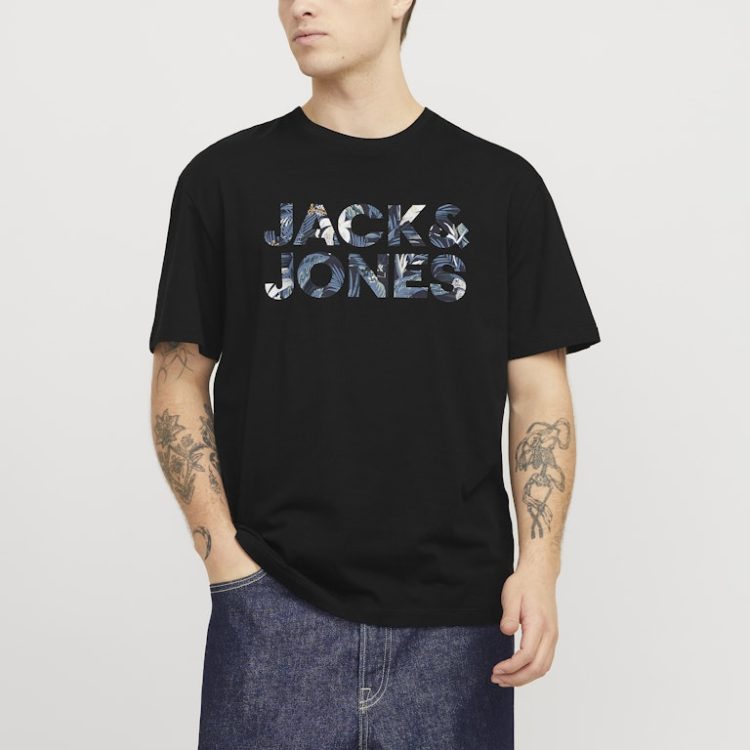 JACK&JONES BRYAN CORP LOGO O-NECK TEE 12268127