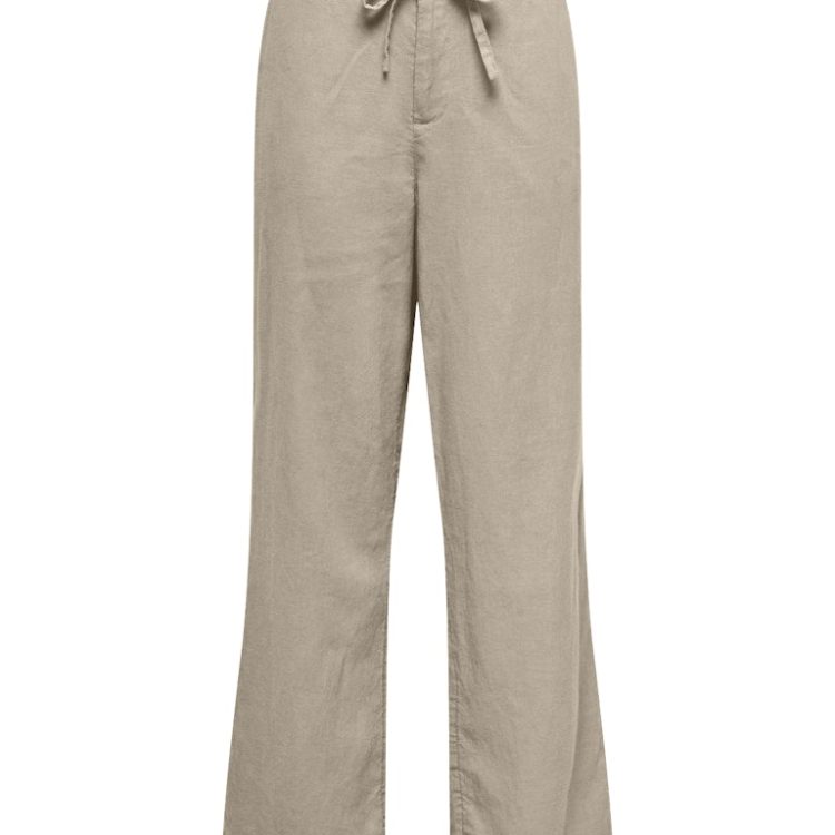 ONLY CARO MIDWAIST LINEN BLEND BELT PANT 15338710