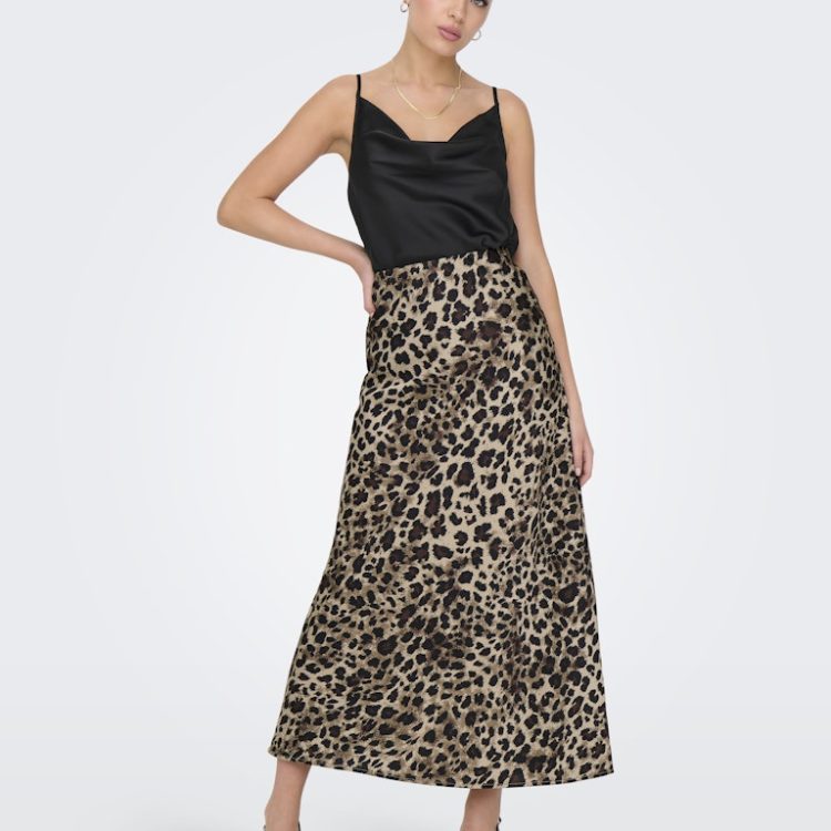 ONLY CHIGO ANKLE MIDI SATIN SKIRT 15333343