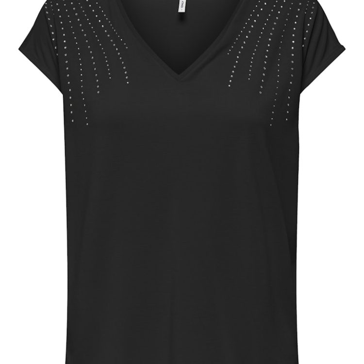 ONLY FREE LIFE BOXY BLING JERSEY TEE 15343281