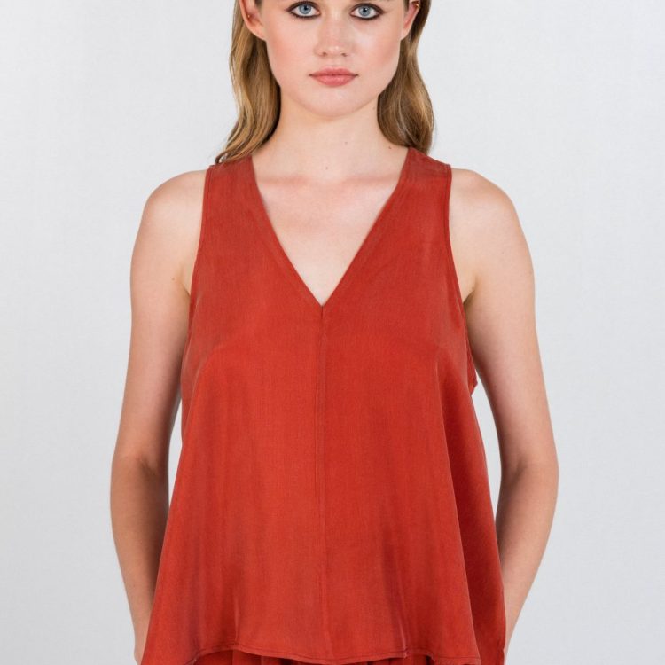 PHILOSOPHY CROPPED TOP CUPRO BL1997