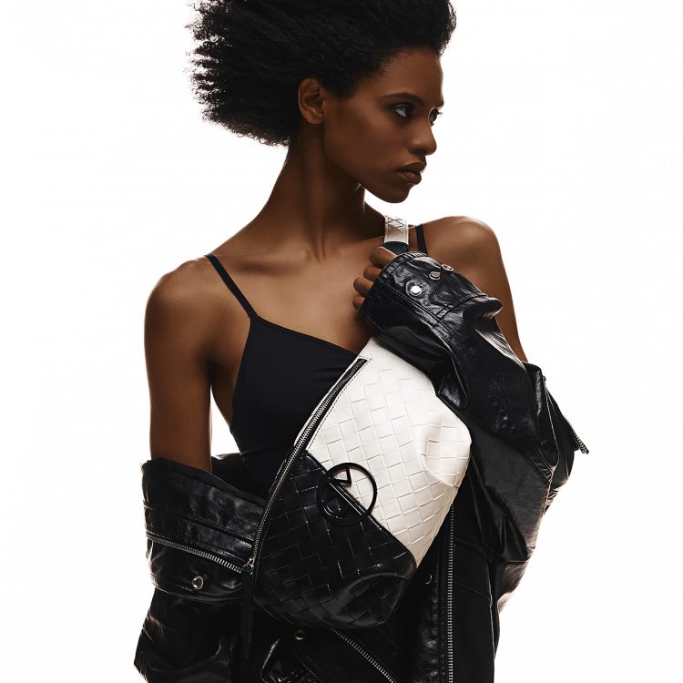 CHRISTINA MALLE STREET BAG  BLACK/WHITE