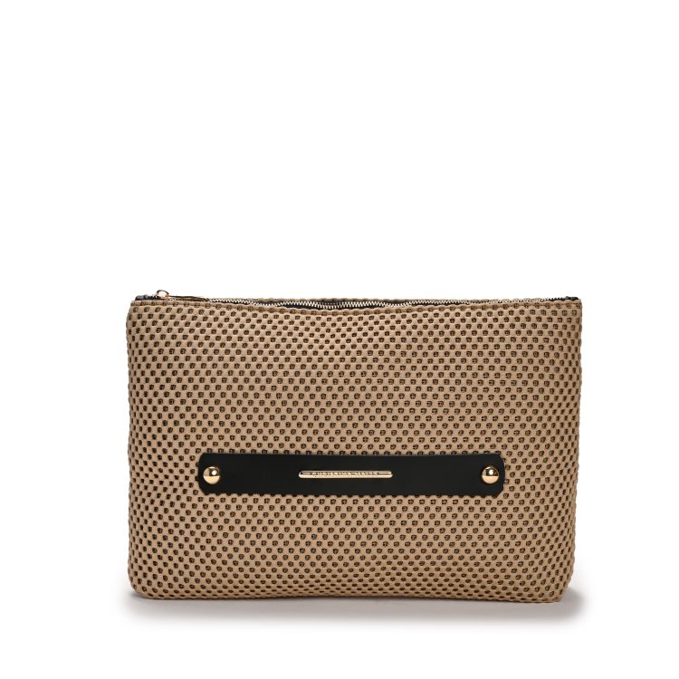 CHRISTINA MALLE POCHETTE BAG BEIGE
