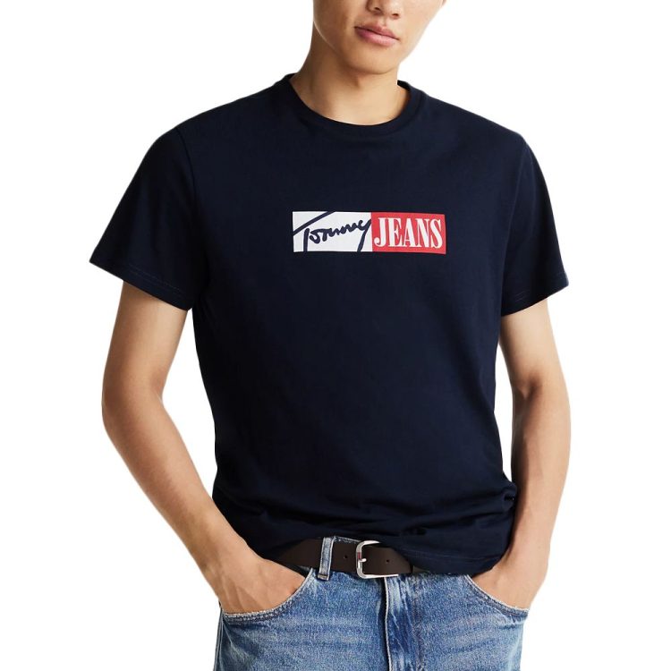 TOMMTY JEANS MEN SLIM ENTRY GRAPHIC TEE DM0DM20365