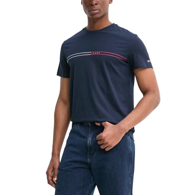 TOMMY JEANS MEN SLIM ENTRY GRAPHIC TEE DM0DM20779
