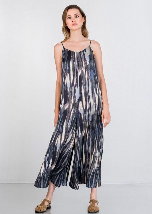 PHILOSOPHY  ΓΥΝΑΙΚΕΙΑ ΟΛΟΣΩΜΗ ΦΟΡΜΑ  SATIN PRINT JUMPSUITE  JS6080