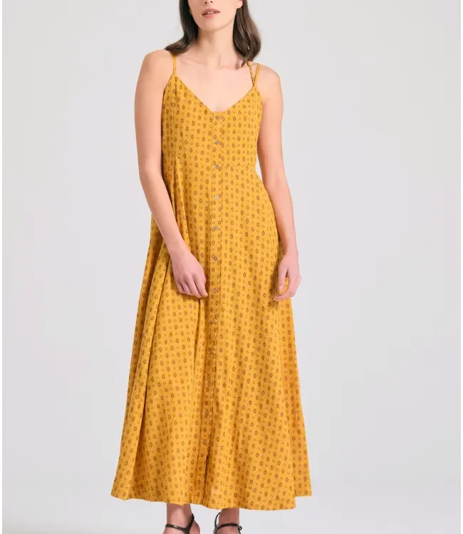 FYNKY BUDDHA LINEN ΕΜΠΡΙΜΕ ΜΑΞΙ ΦΟΡΕΜΑ FBL011-107-13