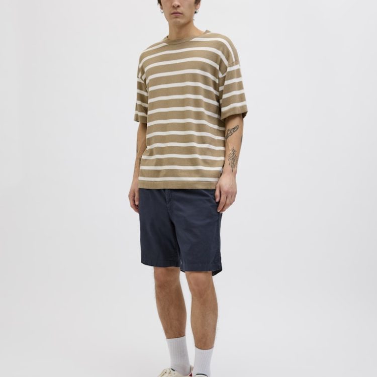 JACK&JONES JAIDEN CAMPAIGN HYBRID BONDI LINEN SHORT 12274968