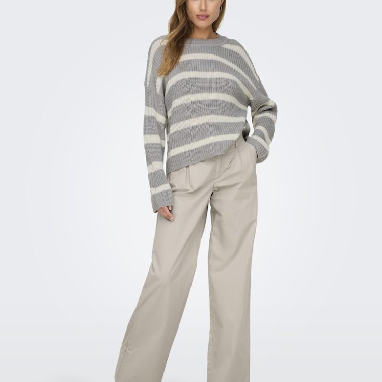 ONLY CARRIE MIDWAIST WIDE PLEAT CHINO 15334261