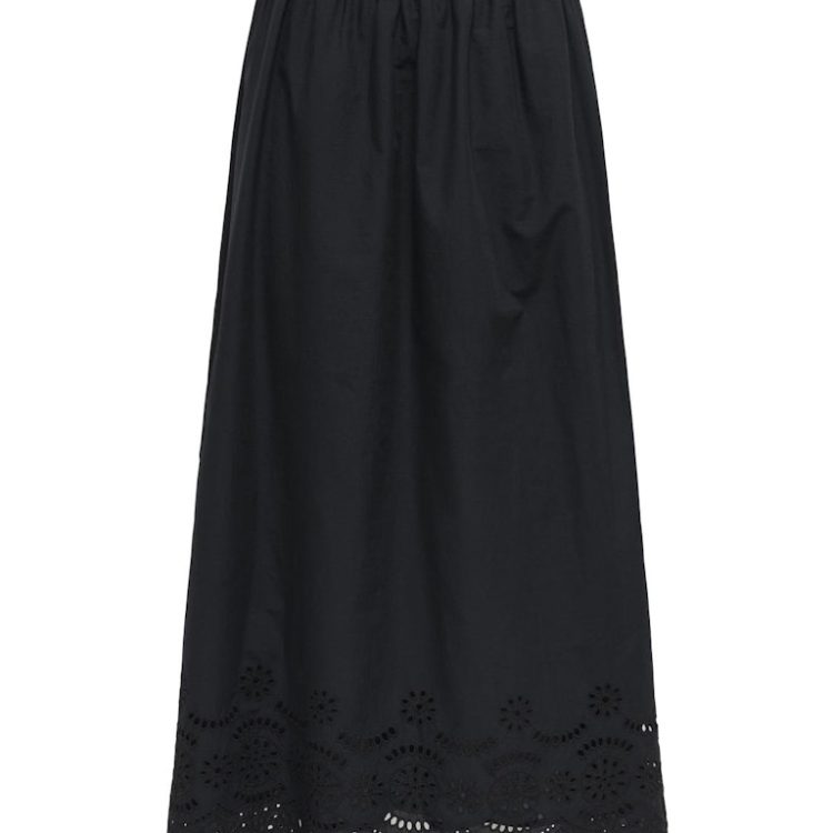 ONLY LOU LIFE EMBROIDERED LONG SKIRT 15342574