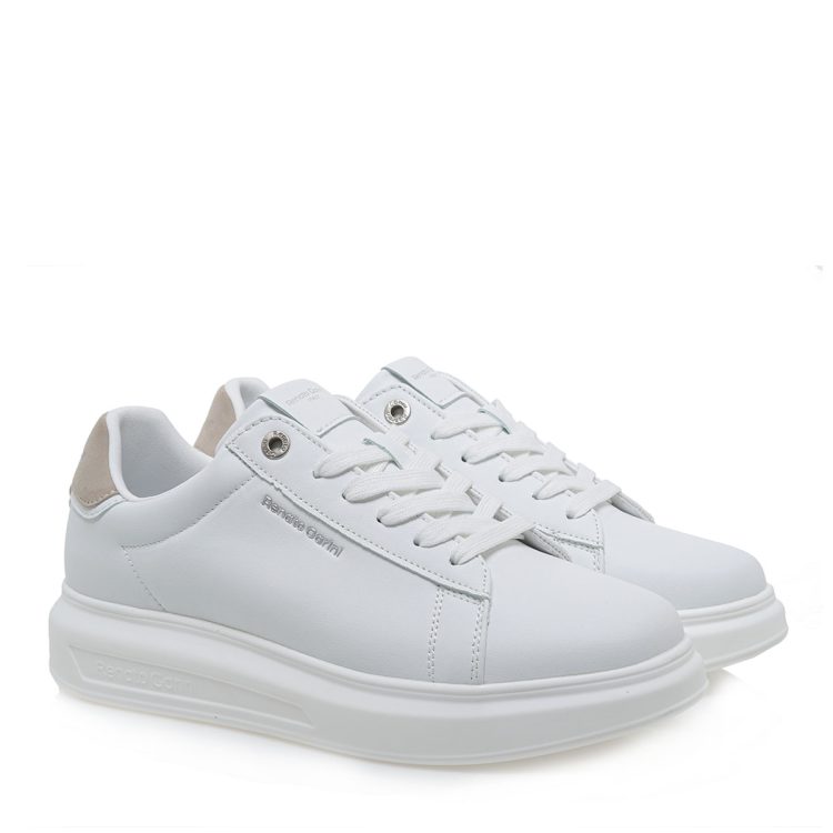 RENATO GARINI ΛΕΥΚA ΜΠΕΖ SNEAKERS U570025236J9