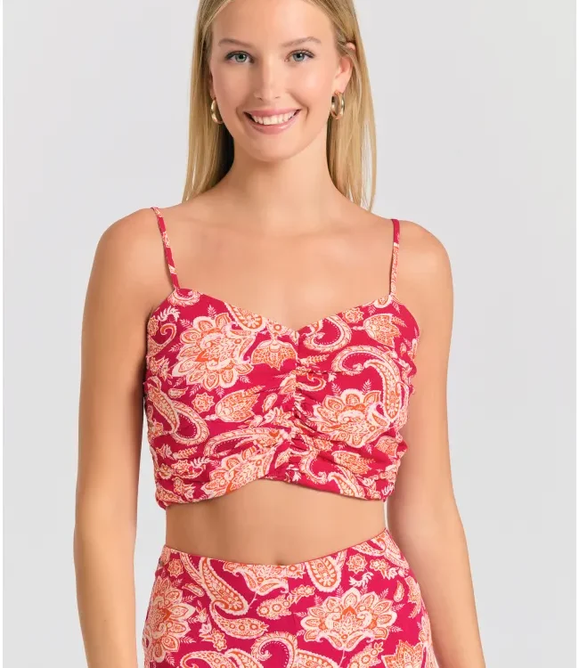 FYNKYBUDDHA ΕΜΠΡΙΜΕ CROPPED TOP FBL011-112-17