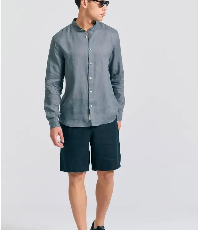 FUNKY BUDDHA Ανδρική Βερμούδα Chino Λινή FBM011-009-03