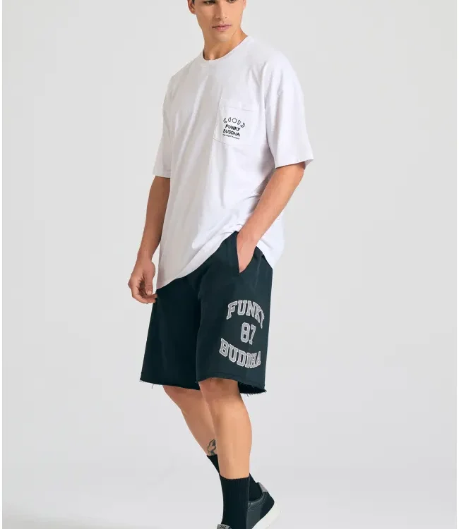 FUNKY BUDDHA Ανδρικό Wide Leg Αθλητικό Σορτς FBM011-051-03